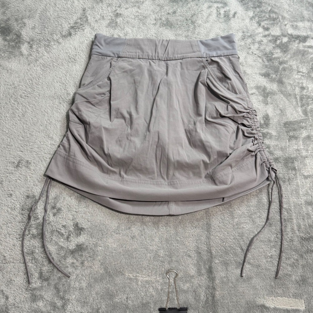 Columbia Omni-Shield Gray Ruched Active Skort AL4071 XS